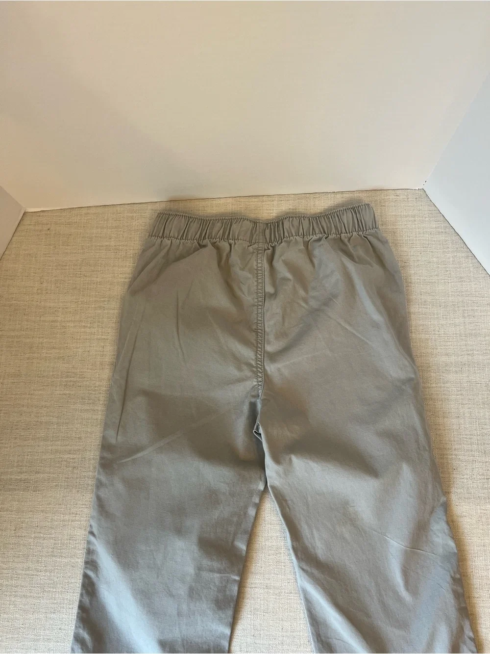 GAP Kids Gray Elastic-Waist Jogger Pants